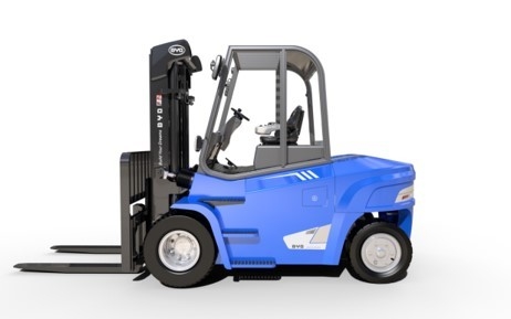 Çin'de yapılmış, BYD'nin dört ivme dengesi ağırlığı 2.0-2.7 ton Dual Drive için saf elektrikli kaldırıcı