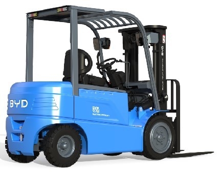 Çin'de yapılmış, BYD'nin dört evre dengesi ağırlığı 7.0-8.0 ton Dual Drive için saf elektrikli çatal kaldırıcı