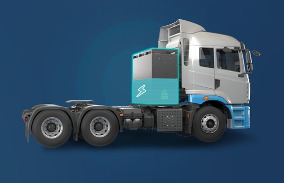 Çin Uzaktan, kompozit versiyon H7, CATL282Kwh pil değişimi, kısa mesafe taşımacılığı için 6x4 saf elektrikli traktör