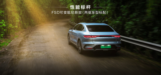 BYD'nin amiral gemisi tamamen elektrikli sedanı Han EV, 4 tekerlekten 715 km ultra uzun bir menzile sahiptir.