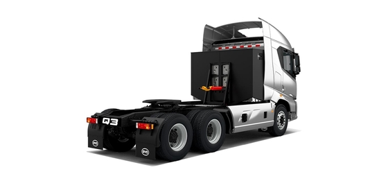 Sıcak satış 282 kilowatt saatlik elektrik, BYD 6x4 limana adanmış saf elektrikli traktör