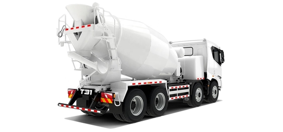 Maliyet performans oranı Wang BYD 8x4 büyük kapasiteli saf elektrikli çimento karıştırıcı mühendislik aracı