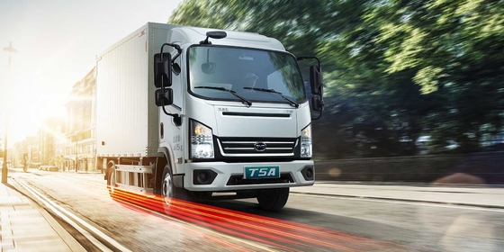 Yeni 240KM menzilli BYD T5A Saf Elektrikli Kutusu Lojistik Araç Şehir Lojistikleri