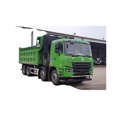 Çin yapımı, CATL pil 422 derece şarj versiyonu, 8X4 saf elektrikli atık kamyonu M7 şehir atıkları taşıma için düz üst