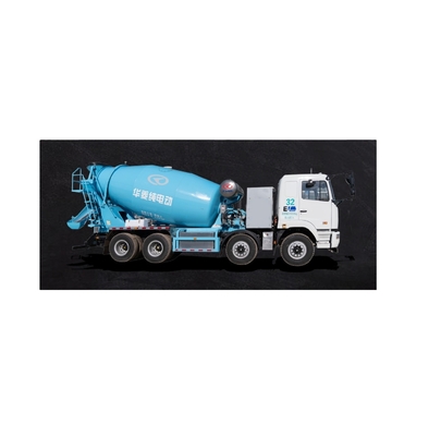 Çin Geely, standart versiyon M7, CATL-350Kwh şarj, 12 metreküp, 8x4 saf elektrikli çimento karıştırıcı kamyonu